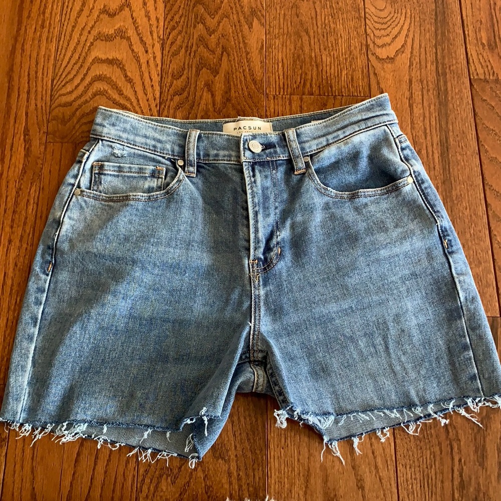 Buy 2 get 1 free clothing! PacSun Blue Jean Shorts